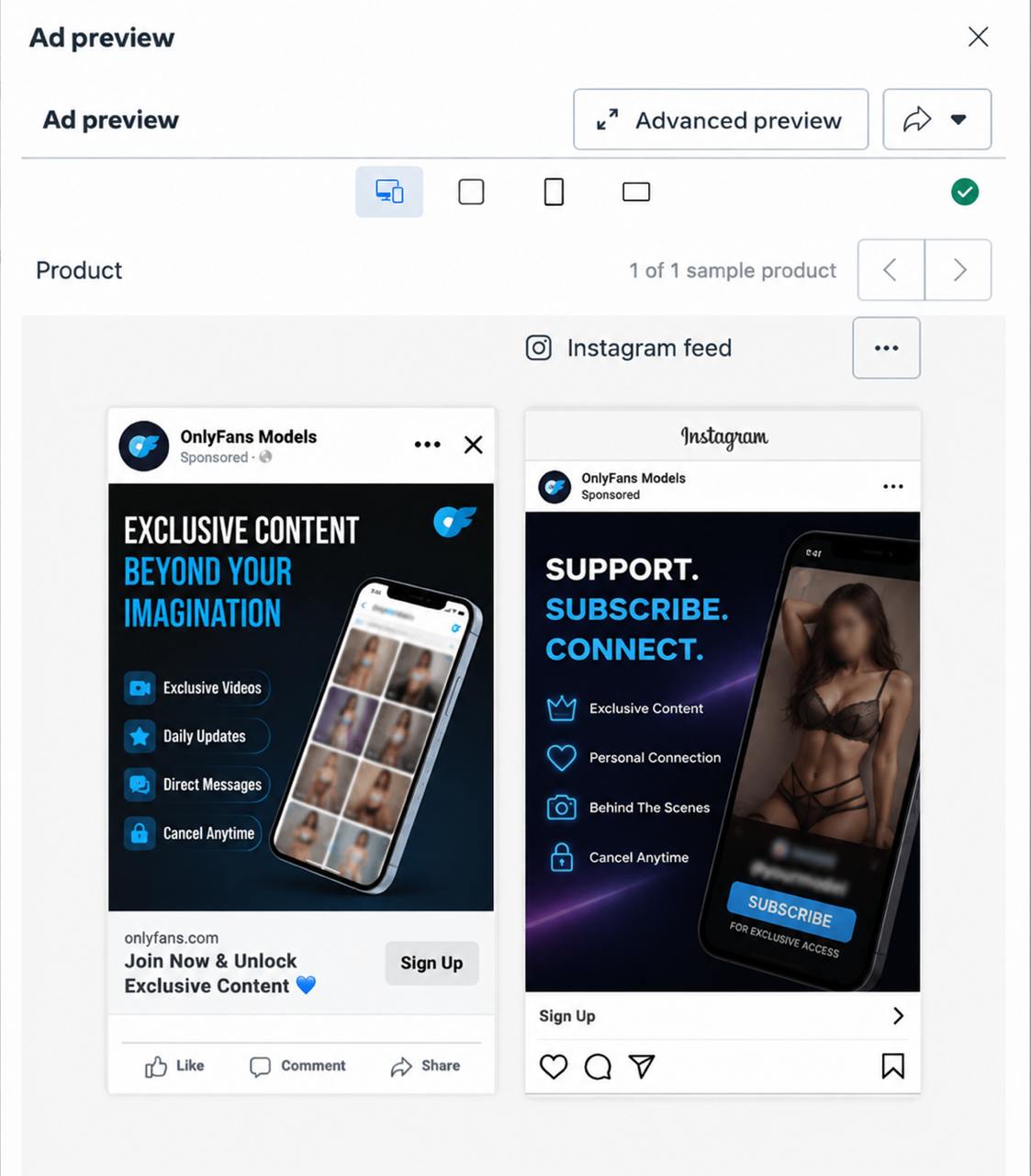 OnlyFans Models Campaign